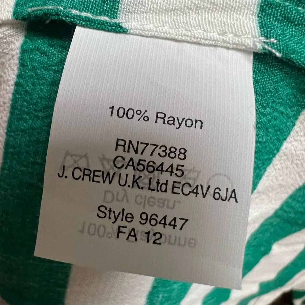 J. Crew-Stripe shirt- Size:10, Pre-Owned good‎ condition